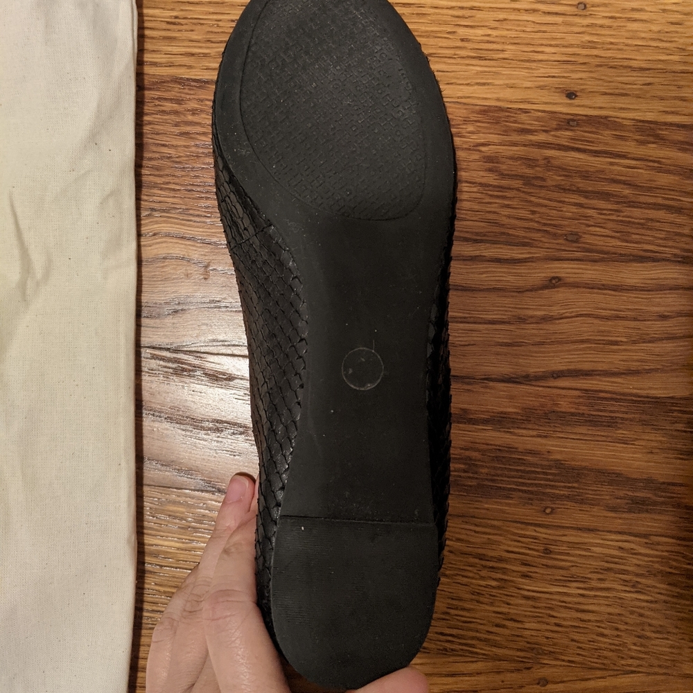 Tory Burch York Ballet Flat size 6 black - Picture 6 of 6